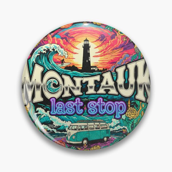 Item preview, Montauk Last stop | Main Character Energy Gift for Travel romance audience designed and sold by FitEnvy.