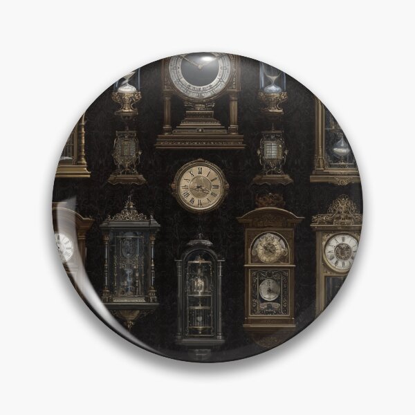 Item preview, Dark Antique Clocks and Hourglass Gothic Collection designed and sold by onubi.