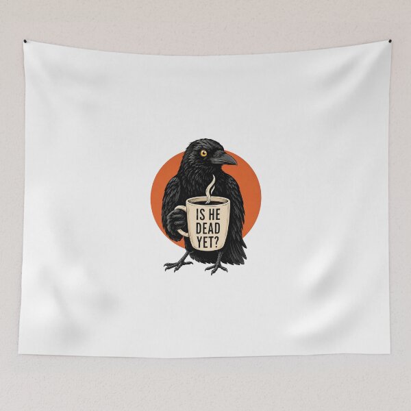 Item preview, is He Vintage Dead Yet Dark Crow Raven Bird designed and sold by Saitokuu7Art.