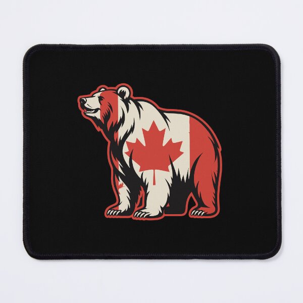 Item preview, Bear with Canadian Flag designed and sold by jkrphoto.