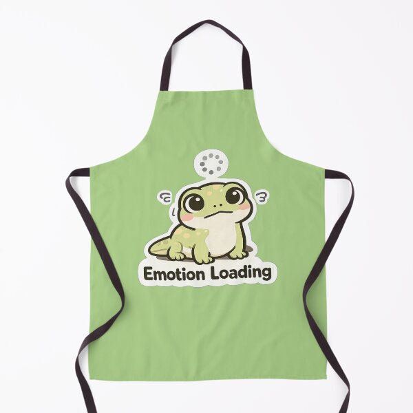 Item preview, Emotion Loading Gecko Meme | Cute Relatable Digital Mood Animal Design designed and sold by BabyStark.