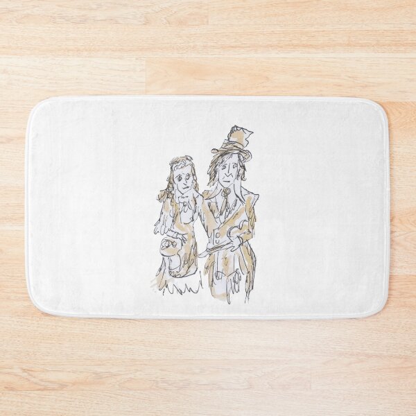 Item preview, A victorian Romany wedding couple designed and sold by Inky Fingers Illustrations.
