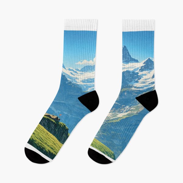 Item preview, majestic Alpine landscape with towering snow‑covered peaks designed and sold by darekkocurek.