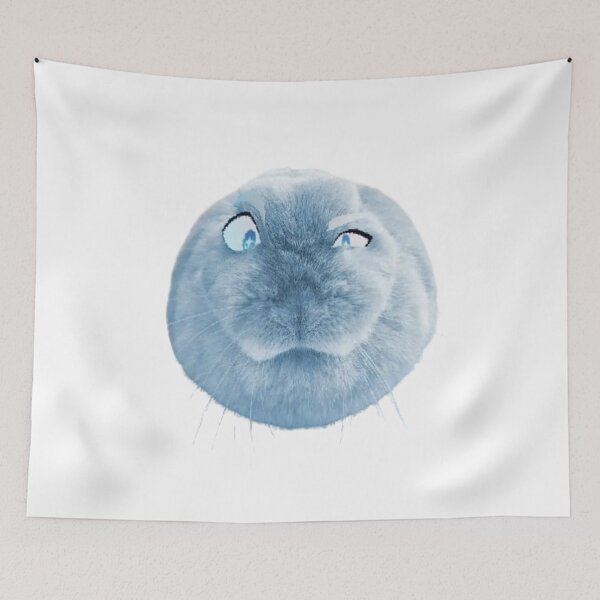 Item preview, blue bunny anime eyes designed and sold by cloudzer0000.