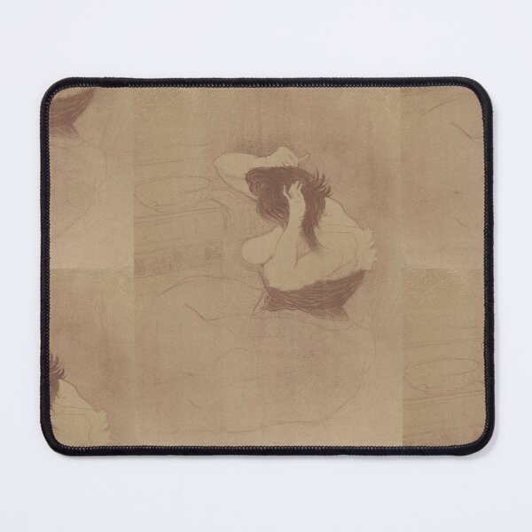 Item preview, Combing Their Hair by Henri de Toulouse-Lautrec | Post-Impressionist Art Nouveau Figure Print designed and sold by artofuniverse.