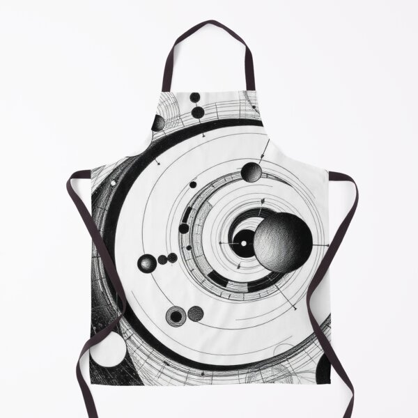 Item preview, Abstract artwork in black and white with circles designed and sold by RAISC.