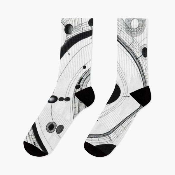 Item preview, Abstract artwork in black and white with circles designed and sold by RAISC.