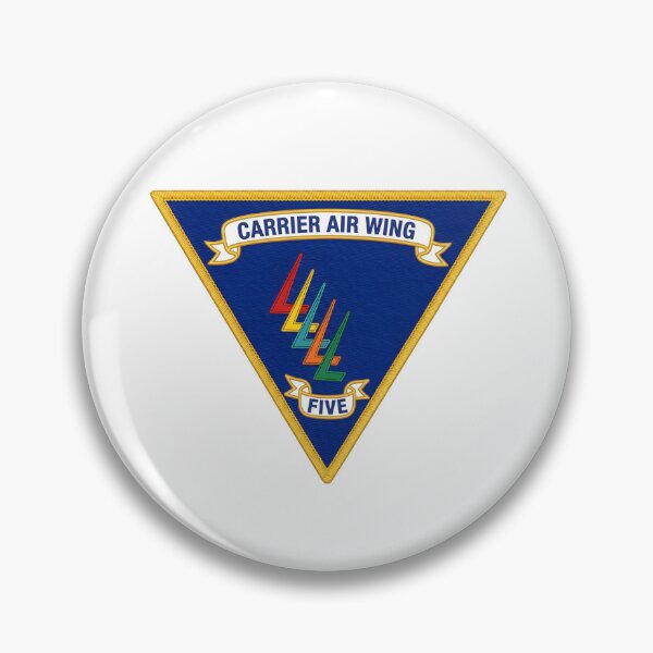 Item preview, Carrier Air Wing Five (CVW-5) Official Triangular Command Insignia designed and sold by CharlieDesings.