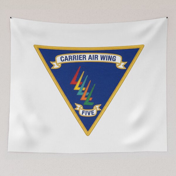 Item preview, Carrier Air Wing Five (CVW-5) Official Triangular Command Insignia designed and sold by CharlieDesings.
