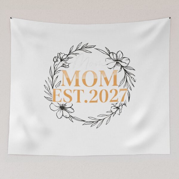 Item preview, Mom Est. 2027 | Expecting Baby 2027 Pregnancy Announcement Design 2026 designed and sold by bilal sibgui.
