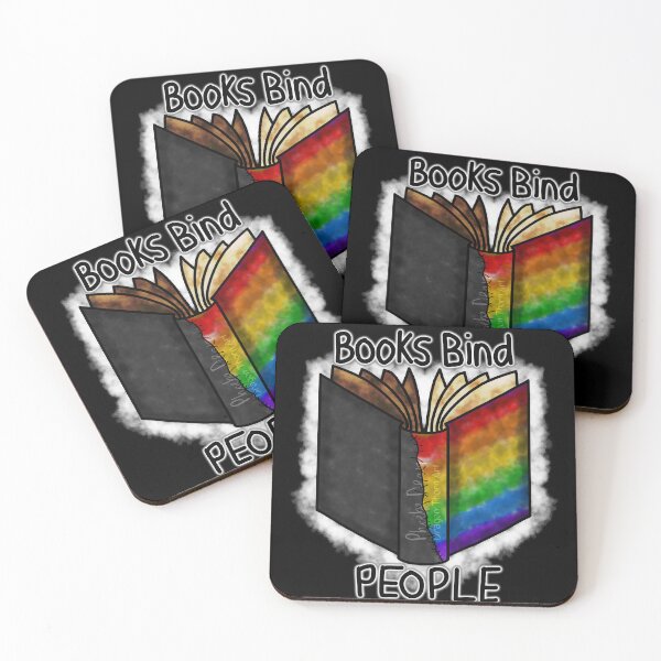 Item preview, Books Bind People (Rainbow) designed and sold by dragonthorn-art.