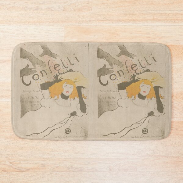 Item preview, Confetti by Henri de Toulouse-Lautrec | Belle Époque Cabaret Poster Art Print designed and sold by artofuniverse.