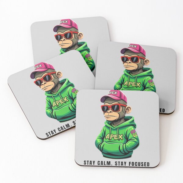 Item preview, APEX Calm & Focused Monkey - Urban Streetwear Mascot Graphic designed and sold by ApexCollectives.