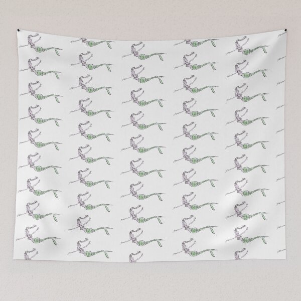 Item preview, A swimming mermaid designed and sold by Inky Fingers Illustrations.