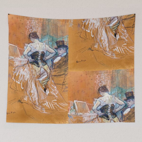 Item preview, Conquest of Passage by Henri de Toulouse-Lautrec | Belle Époque Cabaret Dancer Art Print designed and sold by artofuniverse.