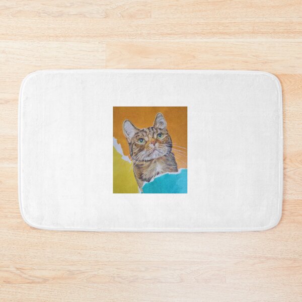 Item preview, Colorful Tabby Cat Acrylic Portrait designed and sold by Danny-ARTZ-1979.