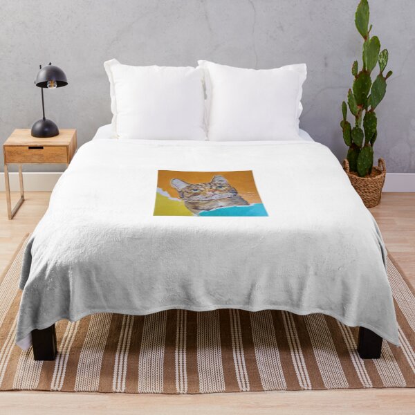 Item preview, Colorful Tabby Cat Acrylic Portrait designed and sold by Danny-ARTZ-1979.