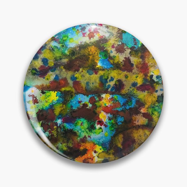Artikelvorschau, Biosphärenblüte – Großformatiges abstraktes Aquarell entworfen und verkauft von RishabhKapoor.