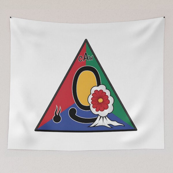 Item preview, Carrier Air Wing Nine (CVW-9) "Shogun" Triangular Command Insignia designed and sold by CharlieDesings.
