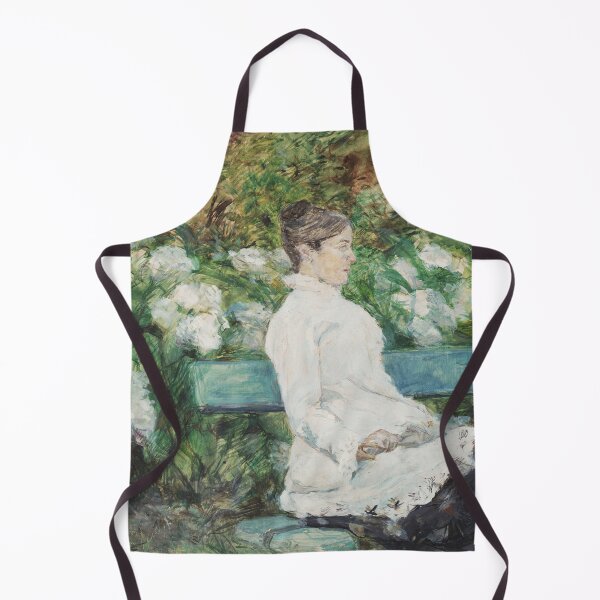 Item preview, Countess Adèle de Toulouse-Lautrec in the Garden by Henri de Toulouse-Lautrec | Post-Impressionist Garden Portrait Art Print designed and sold by artofuniverse.