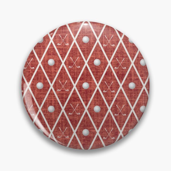 Item preview, Golf Balls & Clubs Argyle on Red designed and sold by KSimpson838.
