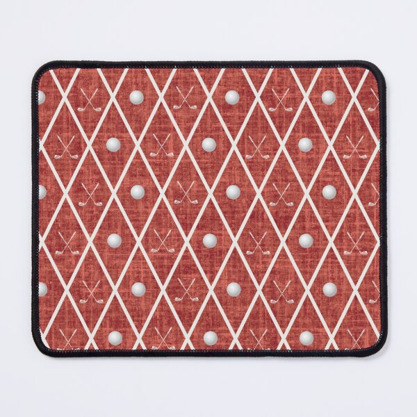 Item preview, Golf Balls & Clubs Argyle on Red designed and sold by KSimpson838.