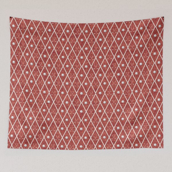 Item preview, Golf Balls & Clubs Argyle on Red designed and sold by KSimpson838.