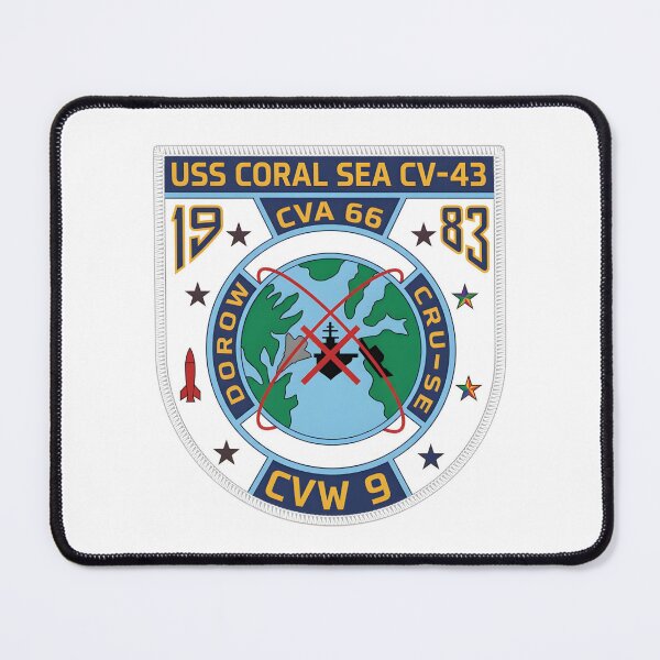 Item preview, USS Coral Sea (CV-43) and CVW-9 1983 Deployment "DOROW CRUISE" Emblem designed and sold by CharlieDesings.