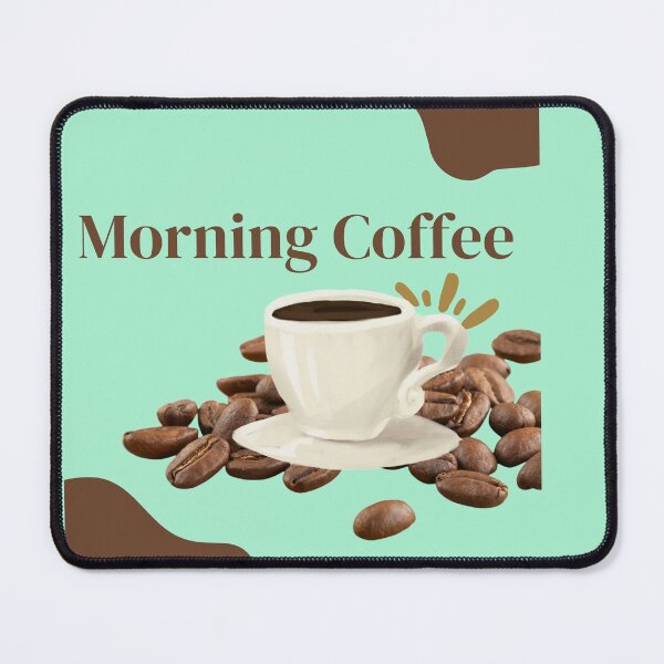 Item preview, Morning Coffee Time is Anytime – Aesthetic Design for Coffee Enthusiasts designed and sold by AestheticByZim.