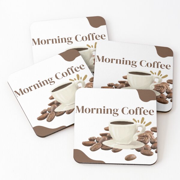 Item preview, Morning Coffee Time is Anytime – Aesthetic Design for Coffee Enthusiasts designed and sold by AestheticByZim.
