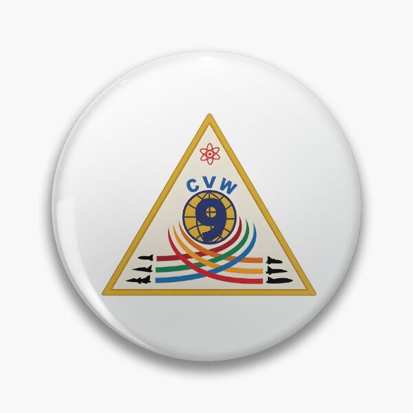 Item preview, Carrier Air Wing Nine (CVW-9) Vintage Atomic Era Command Insignia designed and sold by CharlieDesings.
