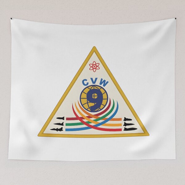 Item preview, Carrier Air Wing Nine (CVW-9) Vintage Atomic Era Command Insignia designed and sold by CharlieDesings.