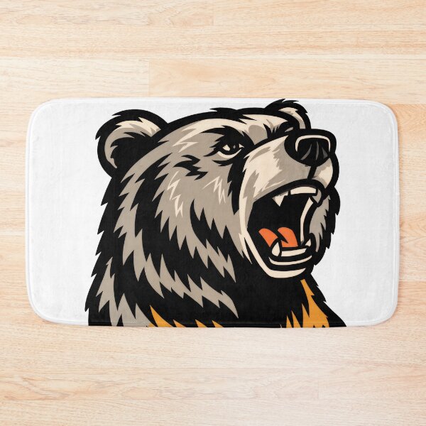 Item preview, T-Shirt - Sticker - Roaring Bear Emblem designed and sold by ForeverPrintsOK.