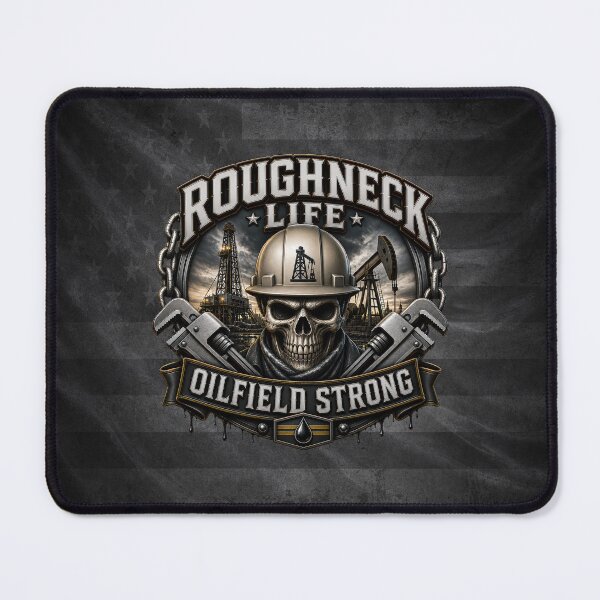 Item preview, Roughneck Life Oilfield Strong Skull Rig Worker Design designed and sold by artistwill.