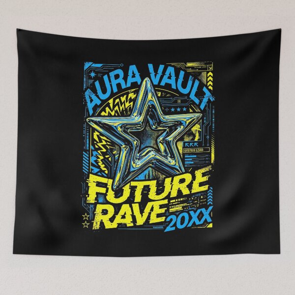 Item preview, Aura Vault Future Rave Y2K Cyberpunk designed and sold by SplashTastic.