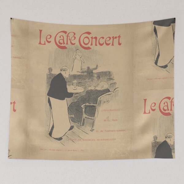 Item preview, Le Café Concert by Henri de Toulouse-Lautrec | Vintage Paris Poster Art Print designed and sold by artofuniverse.