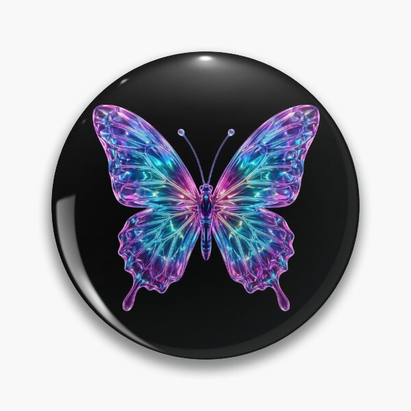 Item preview, Neon Glass Butterfly designed and sold by SmallDart Creations.