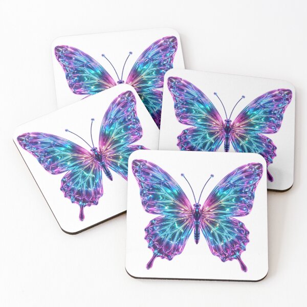 Item preview, Neon Glass Butterfly designed and sold by SmallDart Creations.