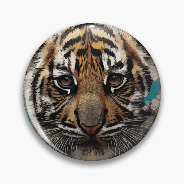 Artikelvorschau, Tigerbaby Portrait Wildlife Design entworfen und verkauft von drizzd.