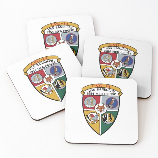 Item preview, USS Randolph (CVA-15) and CVG-14 1954 Mediterranean Cruise Deployment Patch designed and sold by CharlieDesings.