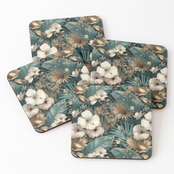 Item preview, Minimalistic Tropical Floral Texture  - Flower Floral Bouquet  - Gifts For Girlfriend designed and sold by RoyalStarsPatts.