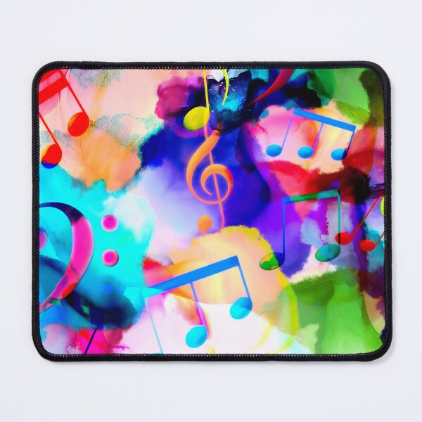 Item preview, Color Explosion Musical Notation designed and sold by KeeganCreations.