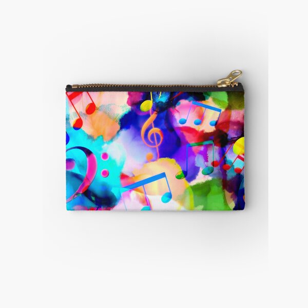 Aperçu de l'œuvre Notation musicale de l'explosion de couleurs créée et vendue par KeeganCreations.