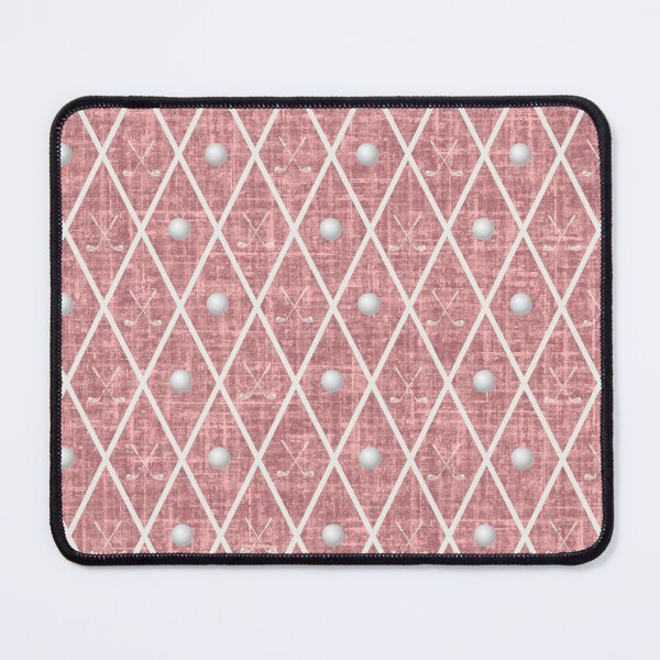 Item preview, Golf Balls & Clubs Argyle on Rose Pink designed and sold by KSimpson838.