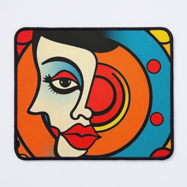 Item preview, Colorful Face Modern Cubist Style designed and sold by RAISC.