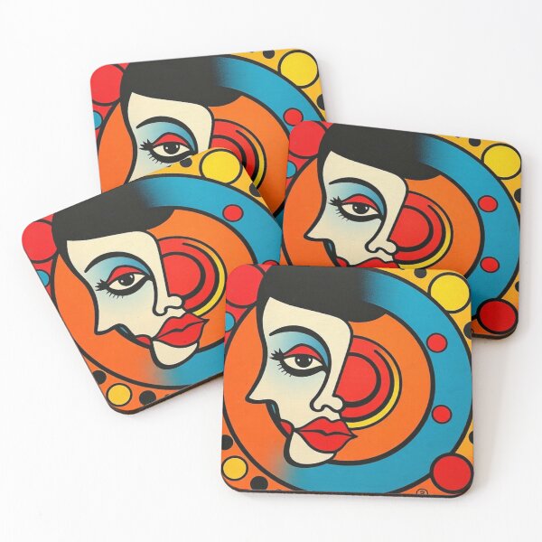 Item preview, Colorful Face Modern Cubist Style designed and sold by RAISC.