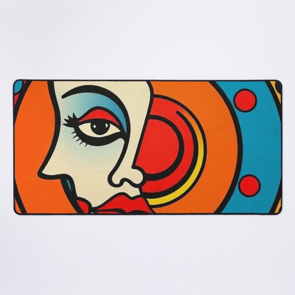 Item preview, Colorful Face Modern Cubist Style designed and sold by RAISC.