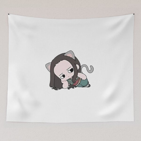 Item preview, The Resting Neko Warrior Chibi designed and sold by LesageSecond.
