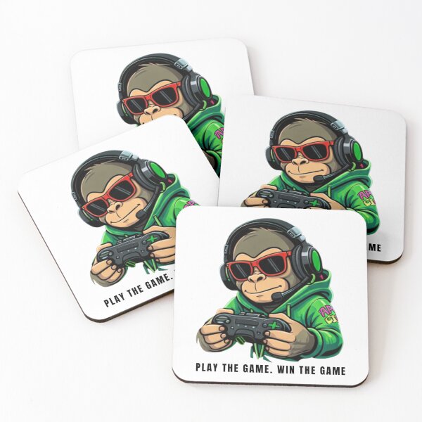 Item preview, Pro Gamer Monkey - Play The Game Win The Game Streetwear designed and sold by ApexCollectives.
