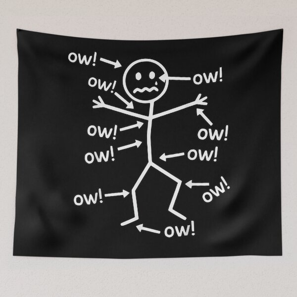 Item preview, Ow! Full Body Pain Chronic Aches Sufferer designed and sold by SanTiOmal.